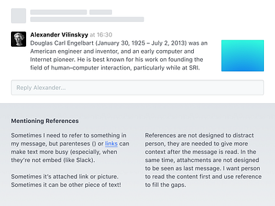 🧺 Side References chat messages reference text ui