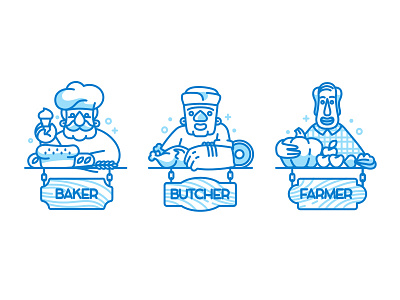 Baker, Butcher and Farmer