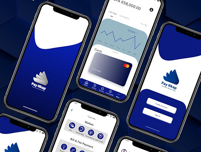 Fintech App UI Design fintech fintechapp graphic design ui ux