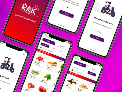 FRUIT & VEGETABLE MARKET APP fruitvegetableappui ui