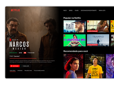[Redesign] Netflix for Apple TV app apple appletv clean concept minimal netflix redesign redesign concept ui ux video website