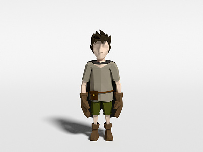 Sórtia - Character design in low poly blender character design game low poly unity