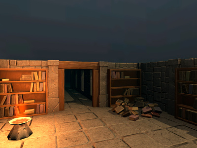 3D environment art for the Game The Stories of Caelum environment art game art indie game