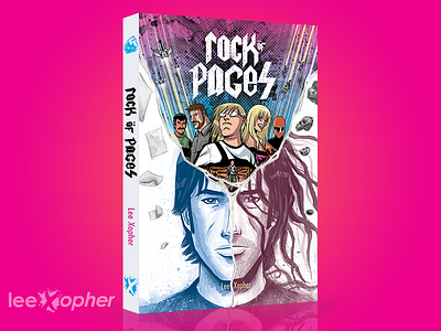 Rock of Pages Softcover autobio book comics gouache graphic novel mixed media rock of pages self publishing time travel