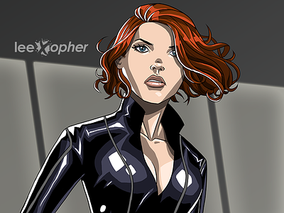 Black Widow avengers black widow comics digital art fan art illustration marvel natasha romanoff
