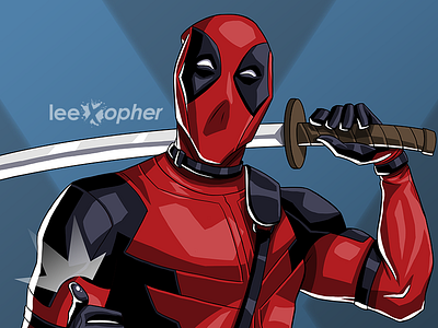 Deadpool comics deadpool digital illustration marvel mutant superhero wade wilson x force x men