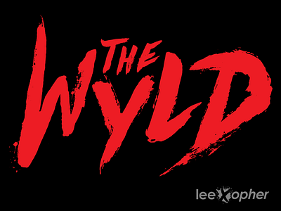 The Wyld Logo By Lee Xopher comics design indy lee xopher logo nate xopher self publishing the wyld