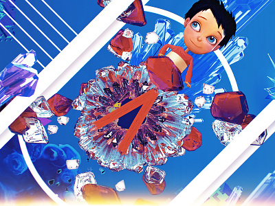 Chubby Boy space illustration VFX a avenge boy boy game character crystal illustration salvation stones sudden tamed vfx 像 最高 画片 车厘子自由