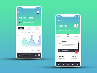 UI / UX design mobile app for My Health