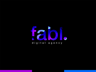Digital logo design for fabl branding digital illustrator inspiration kirko team logo logotype type design typogaphy