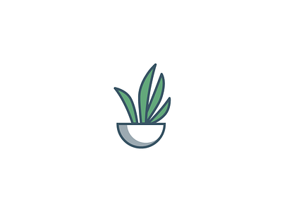 Plant color flat design icon iconography illustration langa nature plant succulent trails trailsjs vegetation