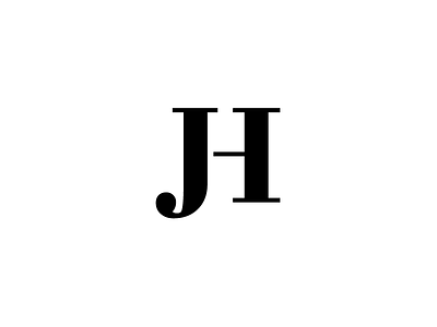 JH bodoni brand branding identity logo logotype mark minimal nfk norfolk typography