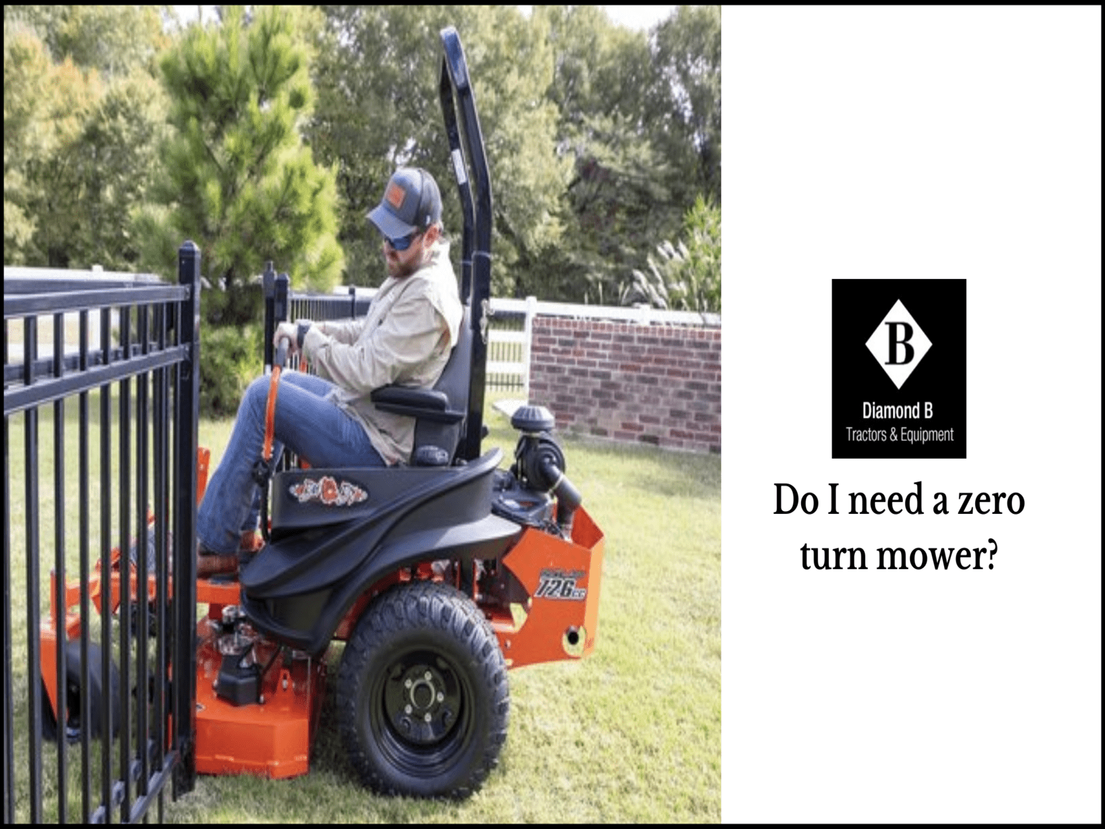 Do I need a zero turn mower? by Diamond Tractors on Dribbble