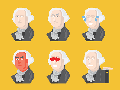 George Washington Emoji's emoji founding father george george washington washington