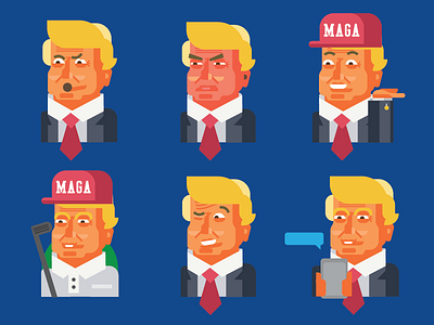 Trump Emoji Series donald emoji maga trump