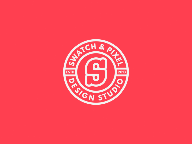 Swatch & Pixel Animated Logo animation brand icon identity logo motion pixel swatch