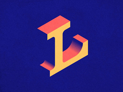 L creative south l letter lettering typography vector