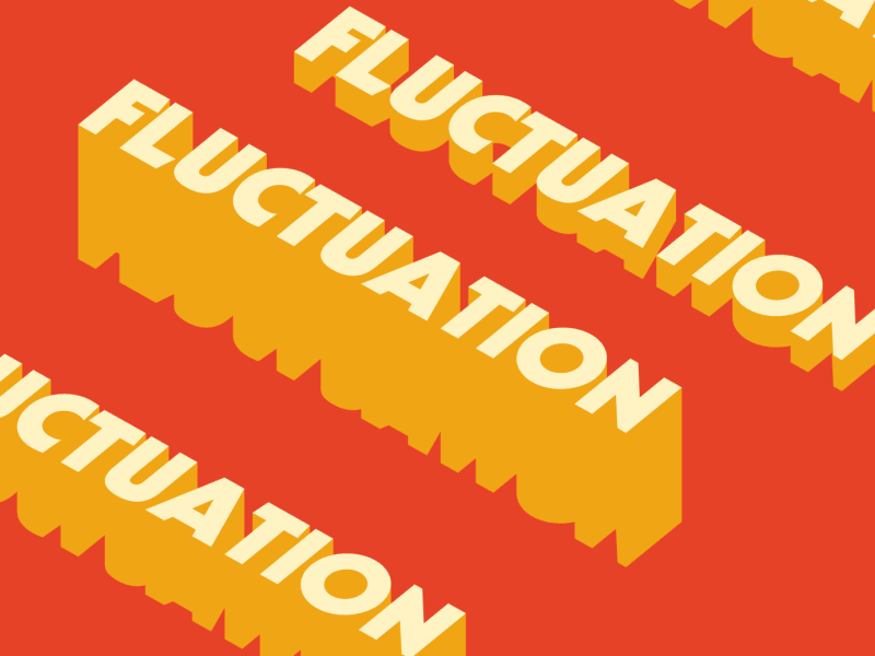 Fluctuation animation branding gif icon illustration kinetic logo transition type typography