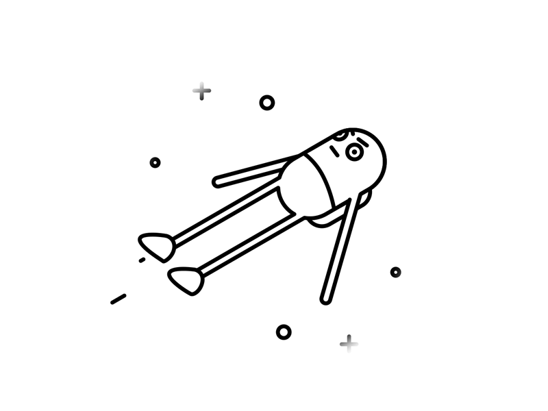 Space Guy aftereffects astronaut capsule character gif guy illustration loop space spacesuit