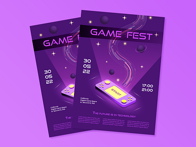 Flyer for the Game Technology Festival