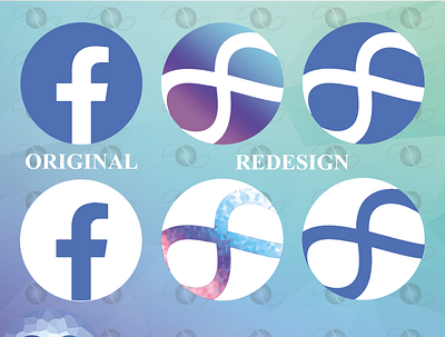 Facebook (App) & Facebook Lite (App) Logo Redesign app facebook logo logo redesign redesign
