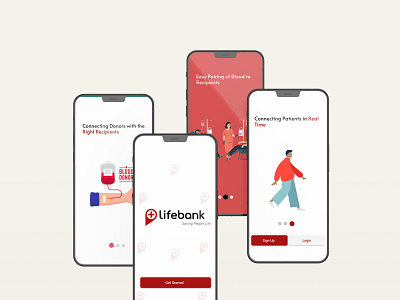 Redesign of Life Bank App mobile app ui