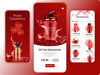 Beauty Product - App Design app design beauty product app design design product app design ui ui design