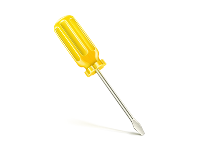 Screwdriver for Papayas icon illustration object photoshop screwdriver