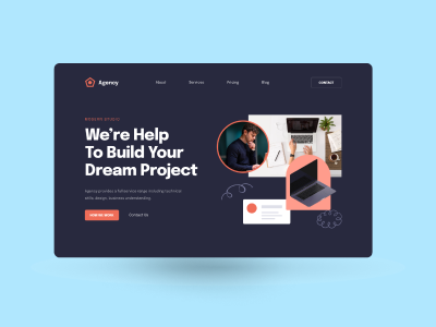 Agency Website UI Design