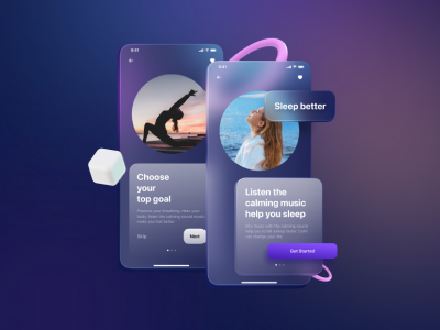 Meditation Inspiration app branding design fahim.pro ui uiux ux web app