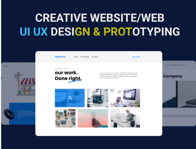 UI/UX Design & Prototyping app design landing page ui uiux web ui website design