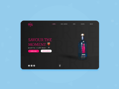 Alcohol Landing Page Design best landing page landing page design ui design