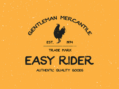 Easy Rider branding cafe clothing design logo motorcycle racer