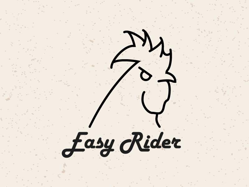 Easy Rider Logo (1/5) by Patrick Barker Creative on Dribbble