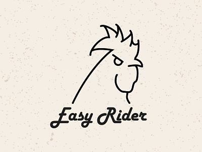 Easy Rider Logo (1/5) branding cafe club design logo motorcycle racer