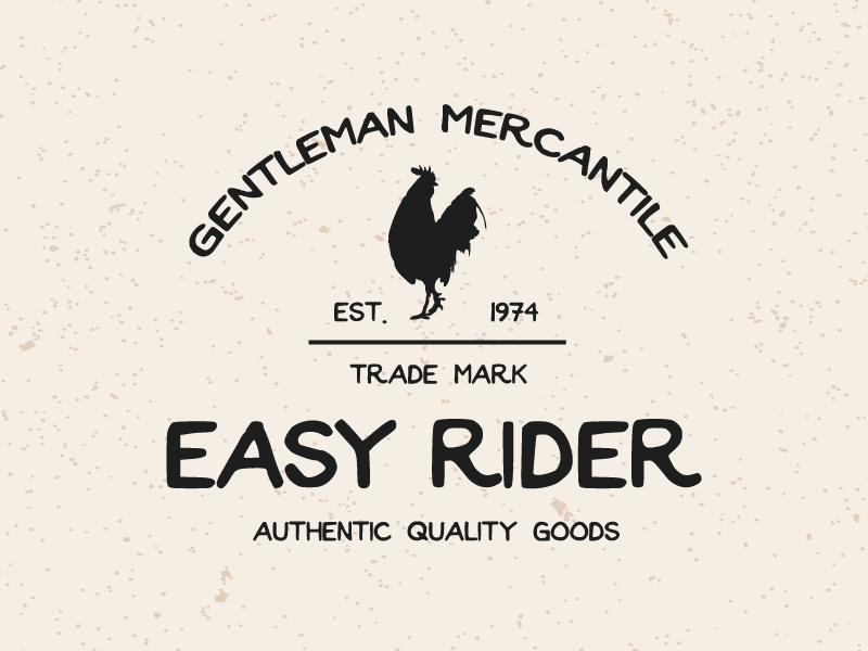 Easy Rider Logo (3/5) by Patrick Barker Creative on Dribbble