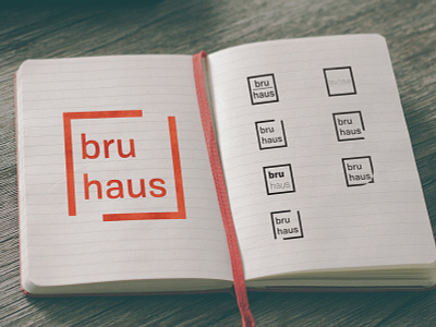 Logo Concepts for bru haus branding brandpackage cafe coffee graphic design graphicdesigner logo logo concept logodesign mockup