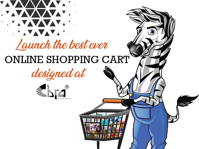 Launch your Online Shopping Cart! businesssolutions cbra design digital marketing ecommerce ecommercebusiness illustration standee website