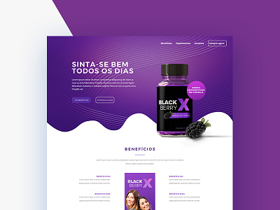 Landing page landing page purple ui ux web