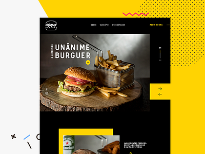 Unânime Burguer Website