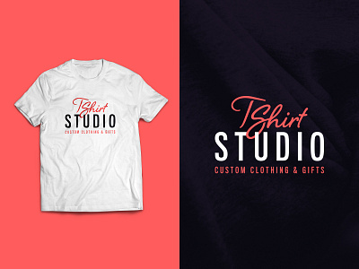 TShirt Studio logo logo script tshirt wordmark