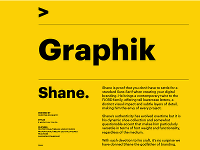 Graphik print card graphic leaving print shane typography