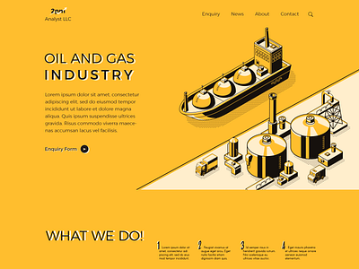 Oil & Gas Industry design graphic design illustration