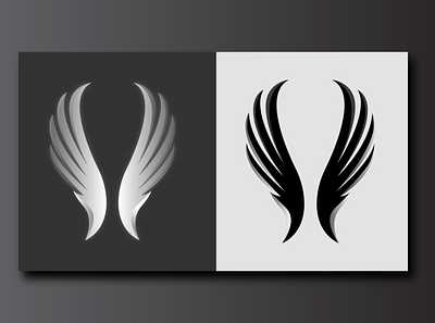 Wings banner branding creative logo design graphic design illustration illustrator logo logo design logo designs logos ui vector wings