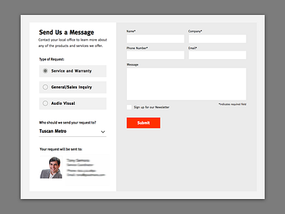 Contact Form contact fields flat form function request send a message ui usability ux