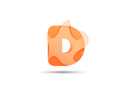 Latter D -Logo d d fire logo d logo design fire gradient logo logo logo design