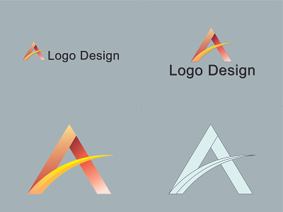 Logo Design-A_01 design graphic design illustration logo typography
