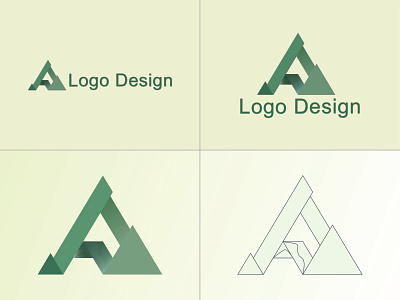Logo Design-A_03 design graphic design illustration logo typography
