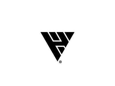 H I Fitness brand Logo Mark. brand fitness identity.