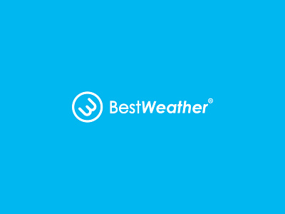 Best Weather B W. b best concept logo w. weather